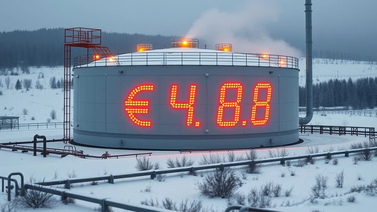 European Gas Hits 3-Year High With Winter Storage at 13-Year Low